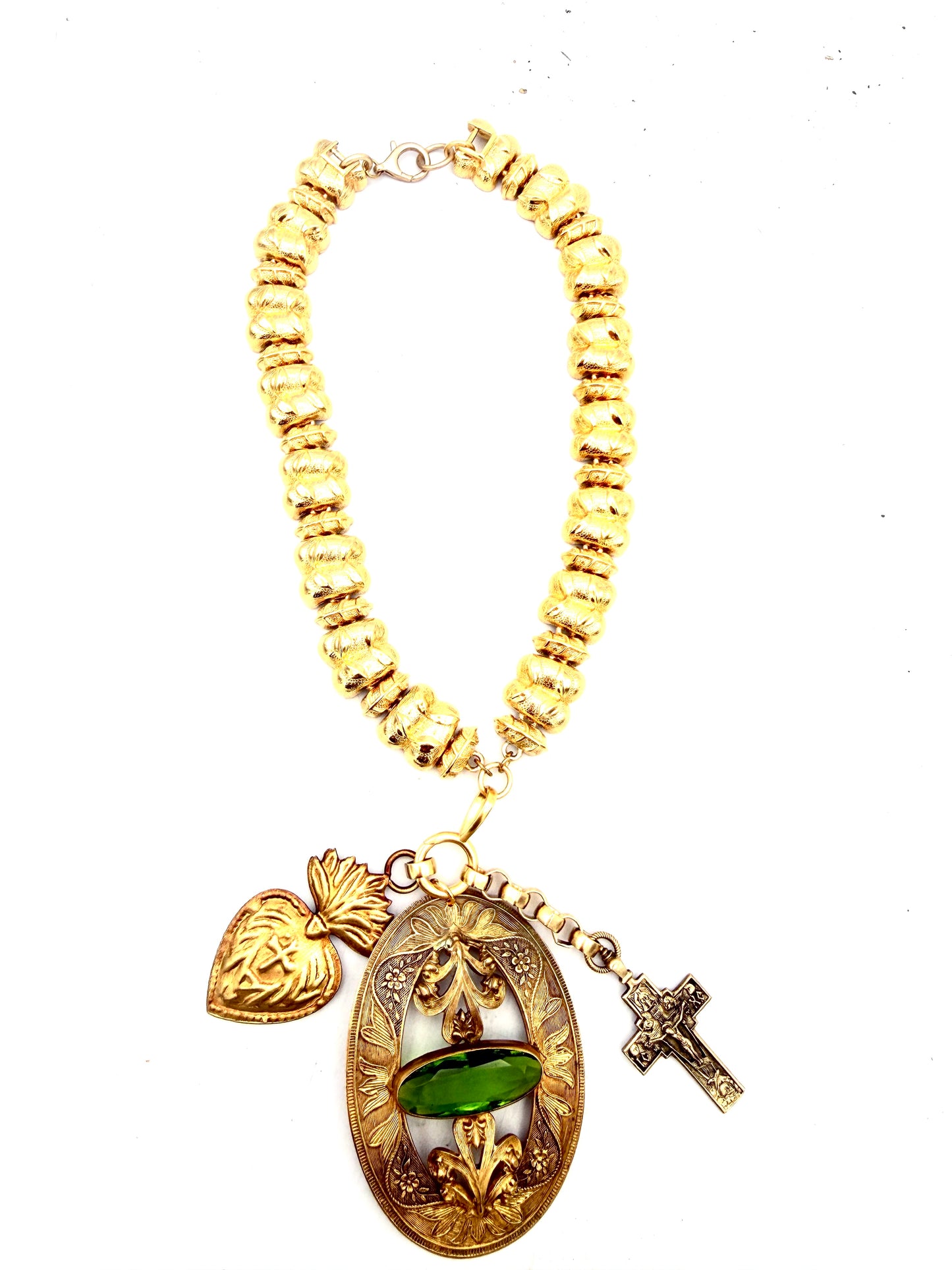 Verdant Devotion convertible charm necklace
