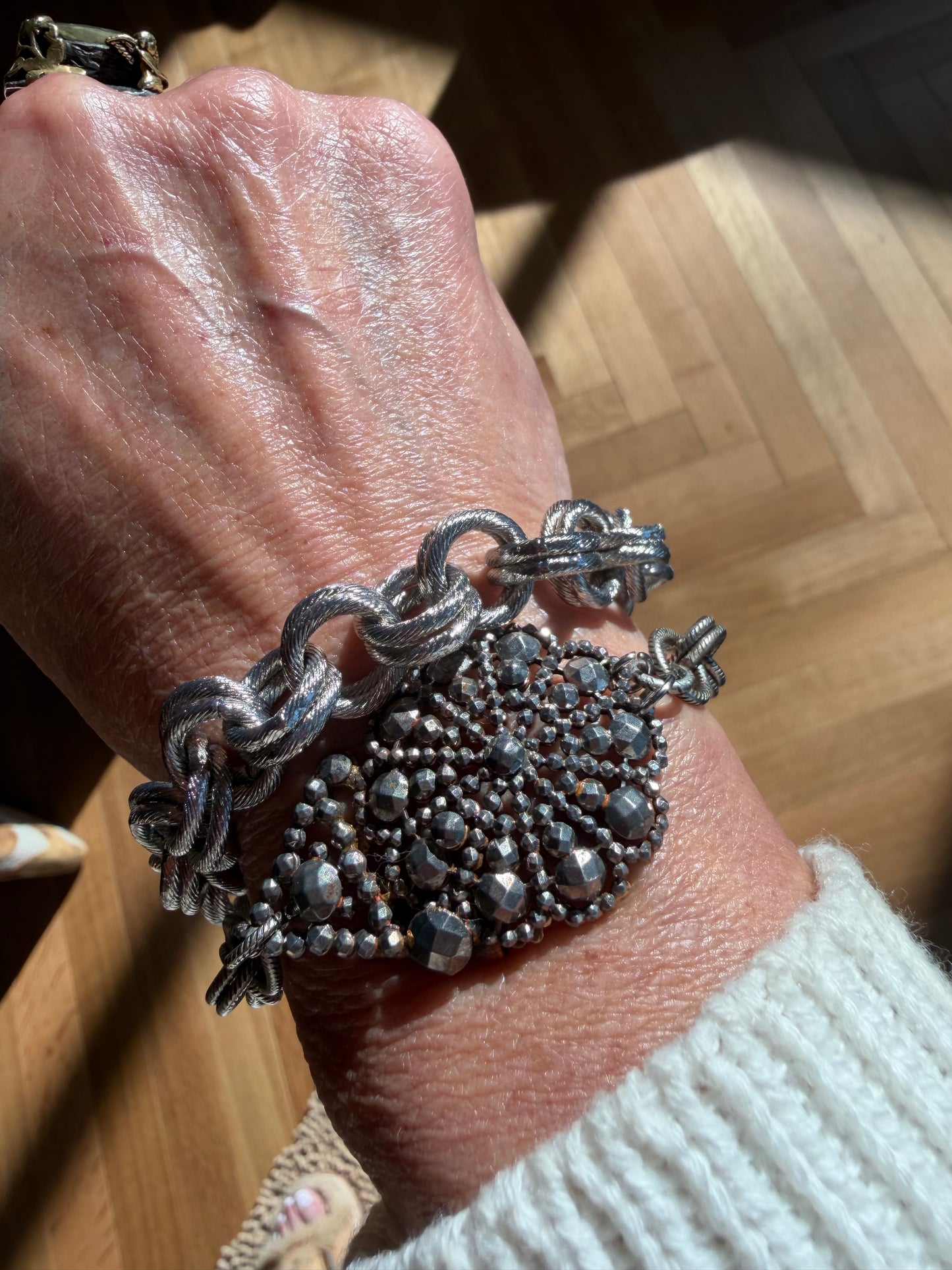 Paris Steel Buckle Bracelet