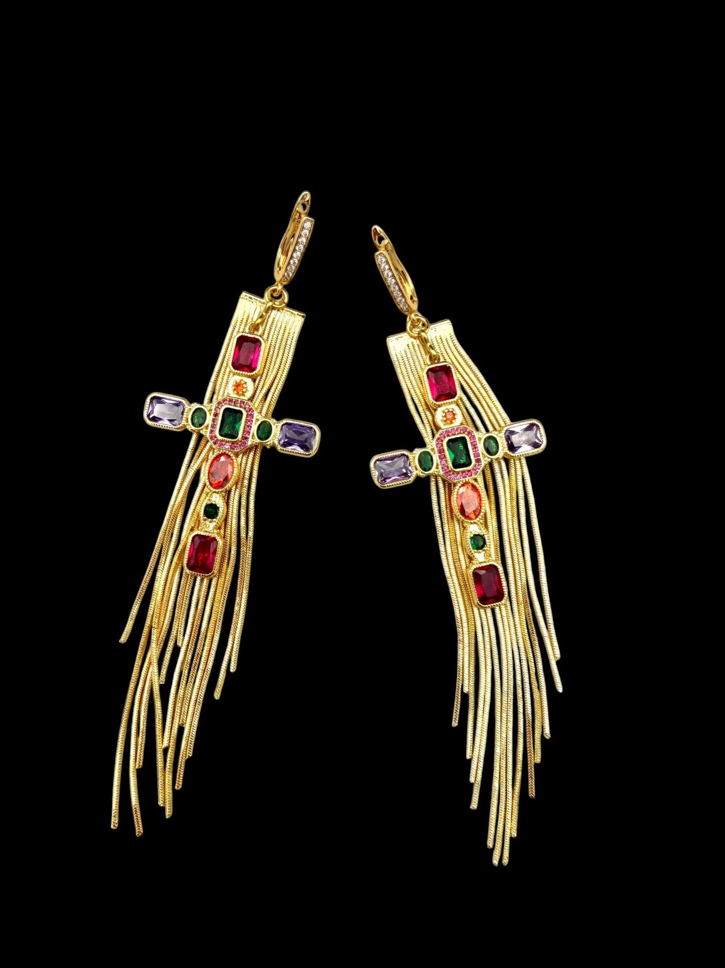 Cathedral Fringe Earrings
