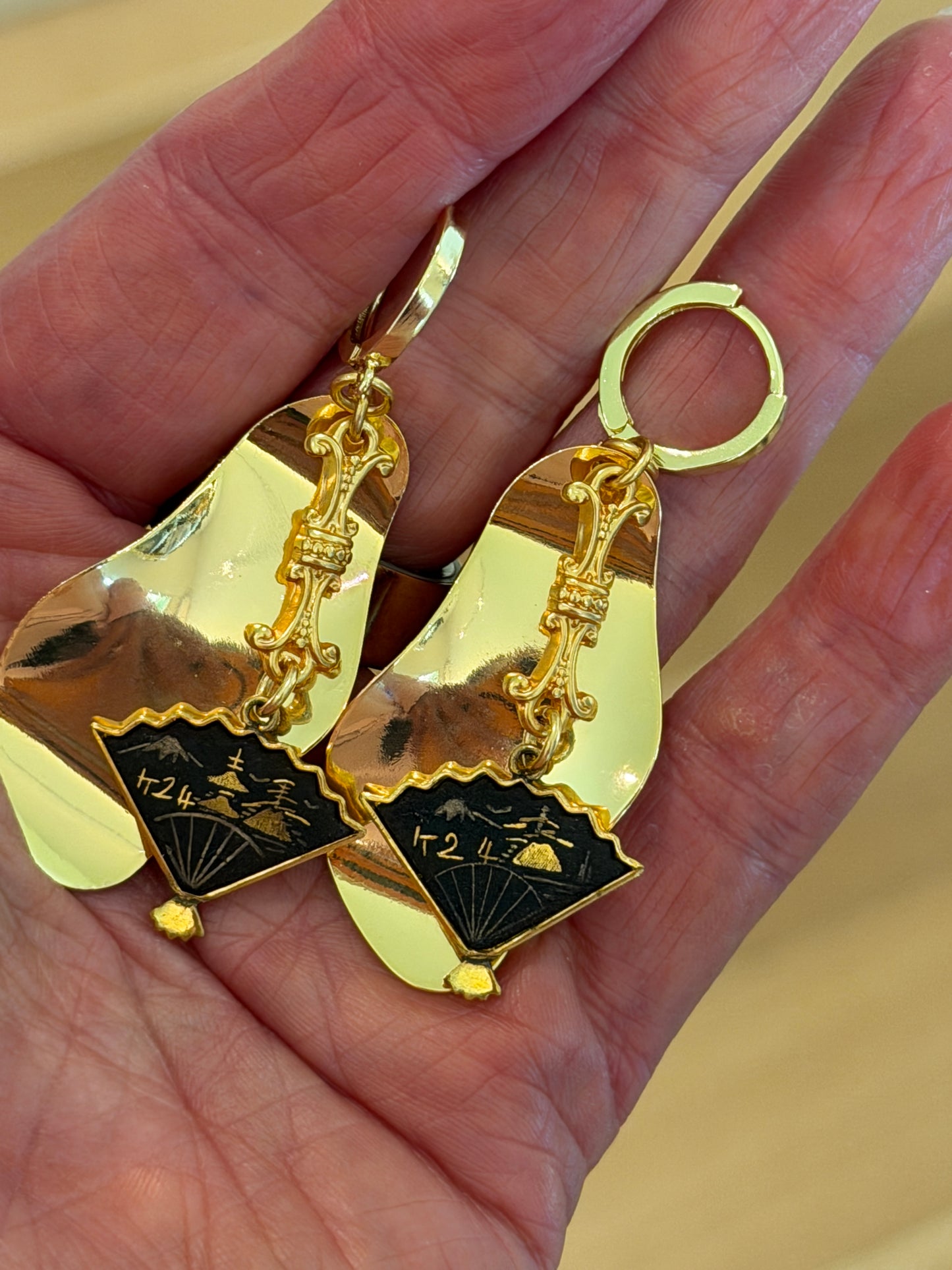 Kyoto Fan Earrings