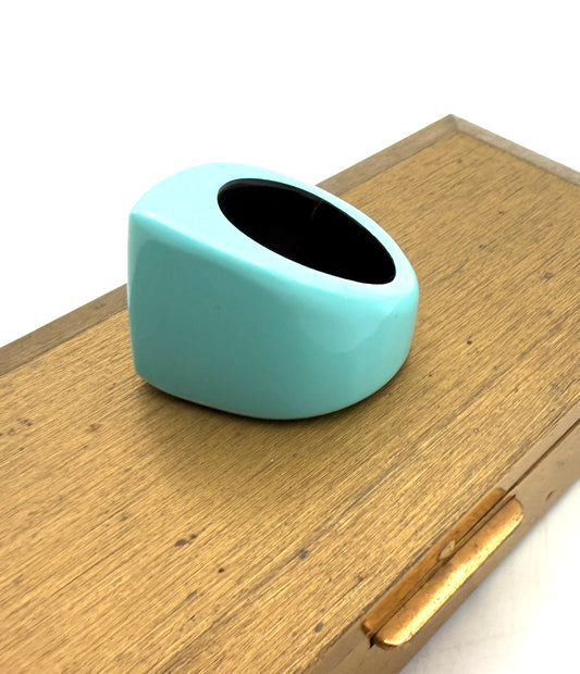 Black Buffalo Horn Ring