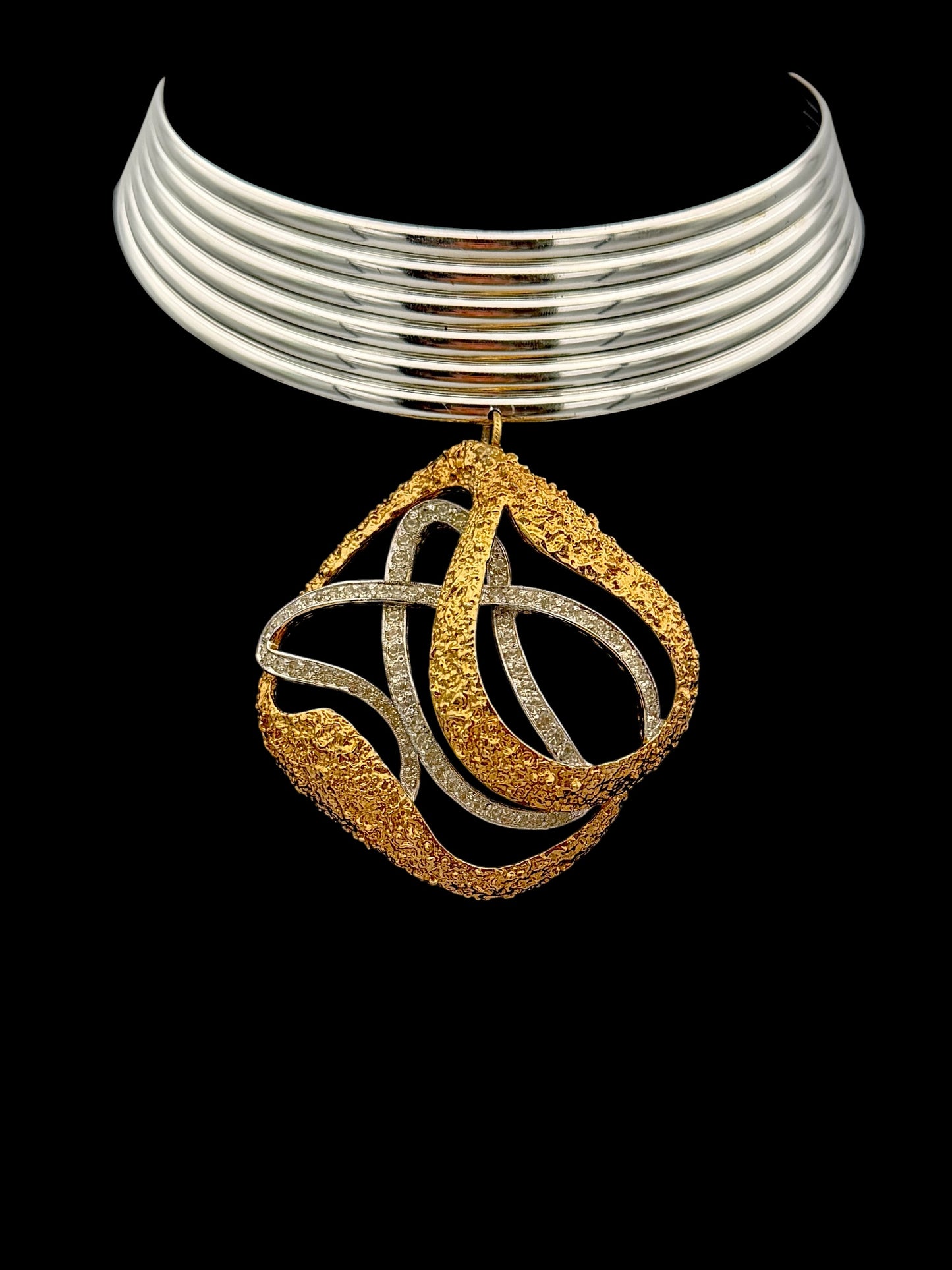Mixed Sculpture collar