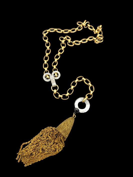 Moroccan tassel lariat
